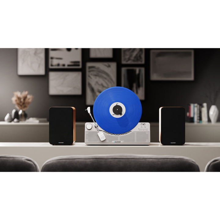 Blaupunkt vertical turntable, Bluetooth, 2x5W RMS, silver, VT100SL