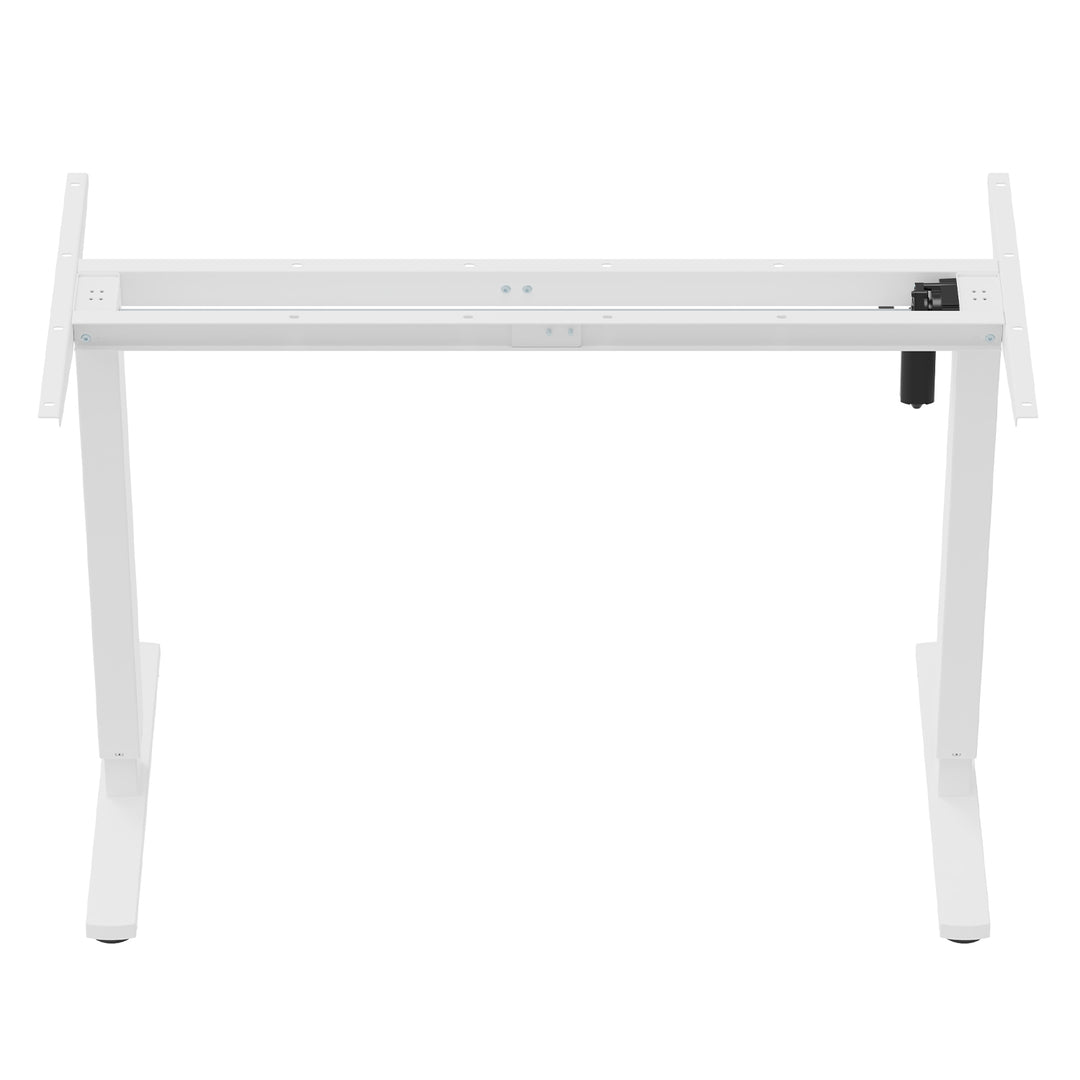 Ergo Office electric adjustable height desk, max height 1160mm, max - 80 kg, without top for standing and sitting work, white, ER-400 W