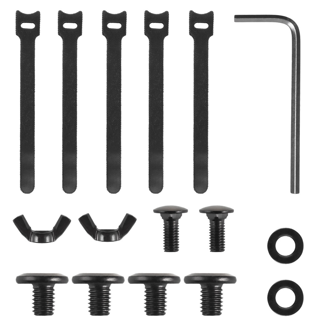 Maclean under-desk cable organizer, max. load 5kg, max. 728mm, black, MC-103 B