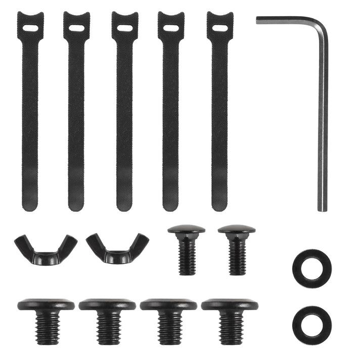 Maclean under-desk cable organizer, max. load 5kg, max. 728mm, black, MC-103 B