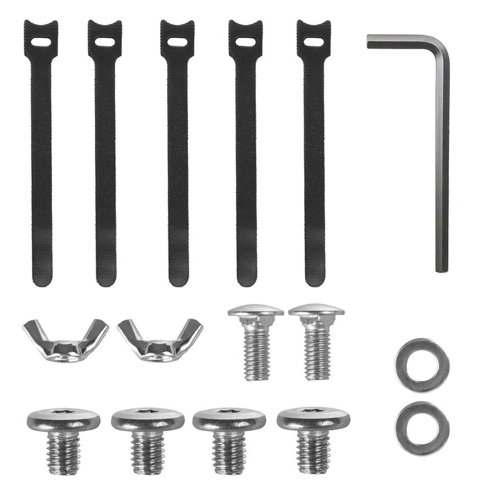 Maclean Untertisch-Kabelorganisation, max. 5kg Belastung, max. 728mm, weiß, MC-103 W