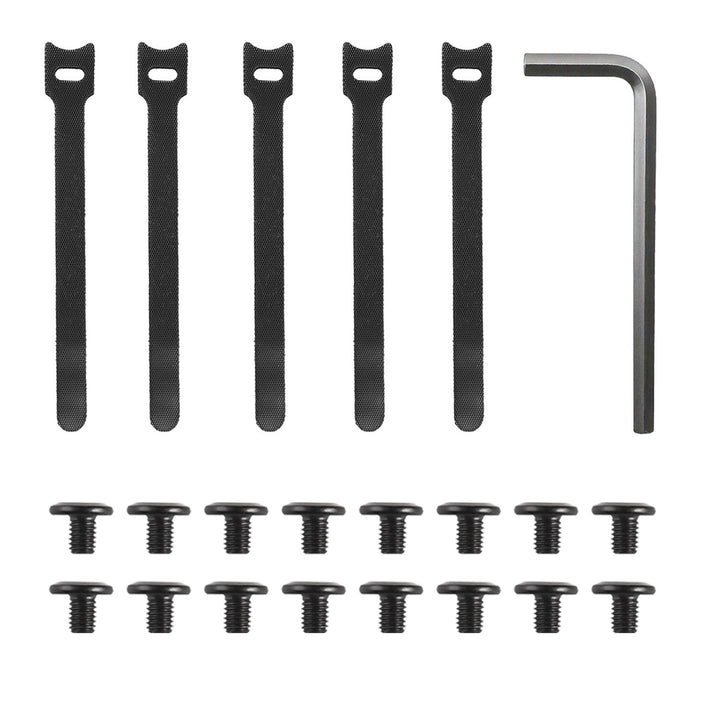 Maclean under-desk cable organizer, max load 5kg, 2 levels, black, MC-104 B