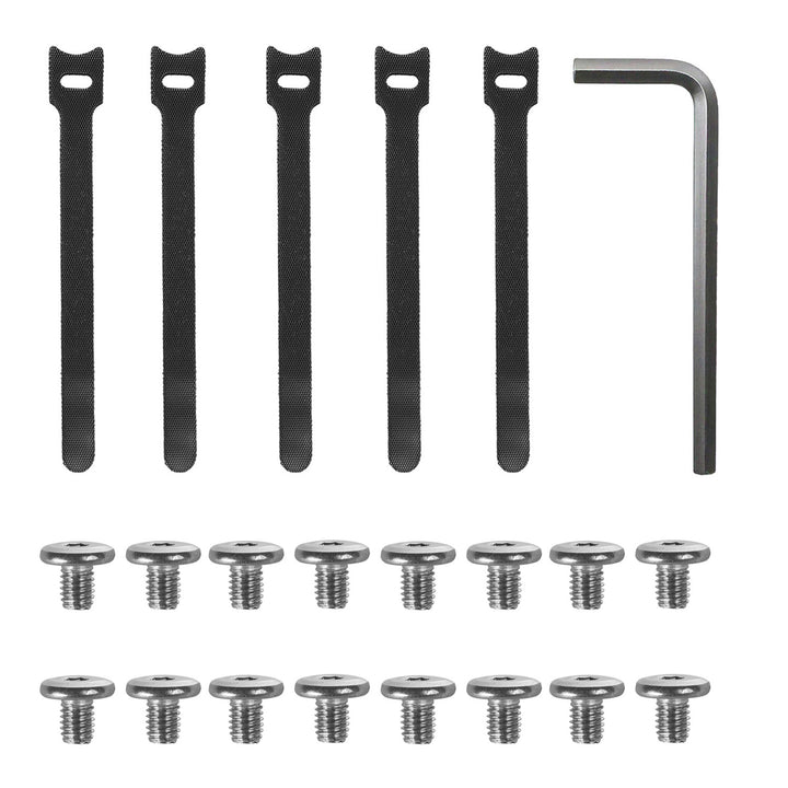 Maclean Untertisch-Kabelsammler, max. 5 kg belastbar, 2 Ebenen, weiß, MC-104 W