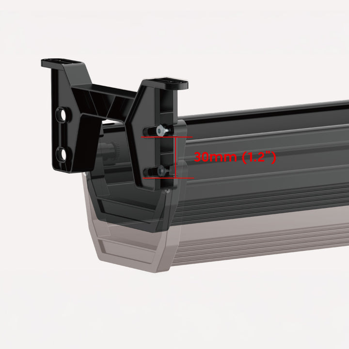 Maclean under-desk cable/extension organizer, max. load 5kg, black, MC-106 B