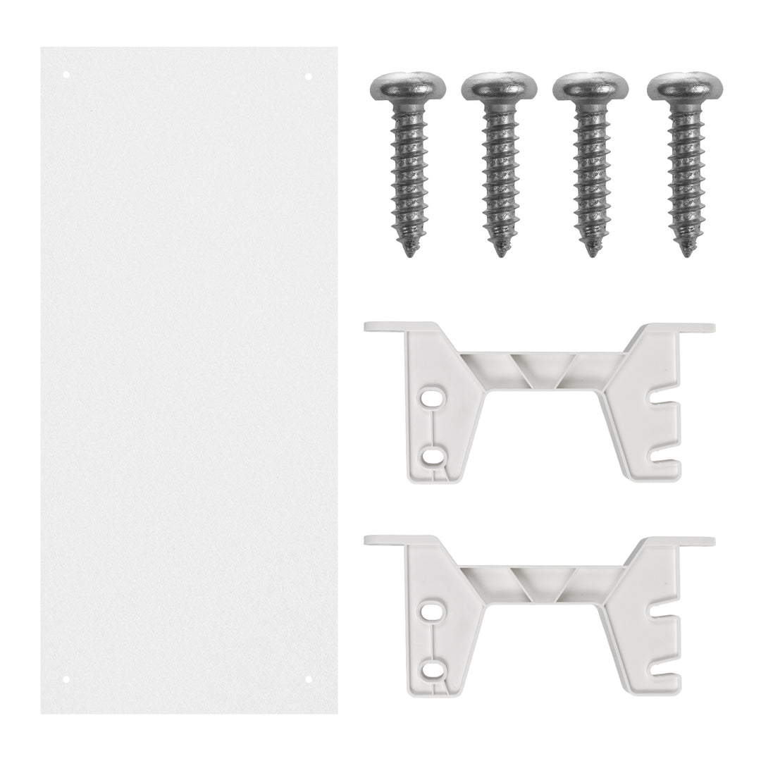 Maclean under-desk cable/extension organizer, max. load 5kg, white, MC-106 W