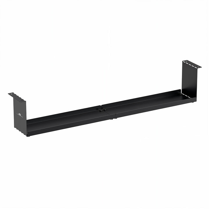 Maclean compact under-desk cable organizer, max load 5kg, black, MC-107 B