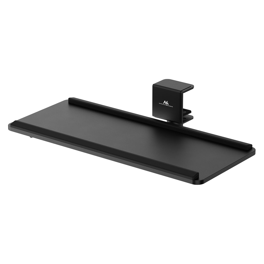 Maclean under-desk keyboard holder, max. load 5kg, horizontal and vertical reg., black, MC-108 B