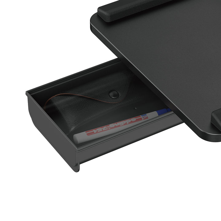 Maclean under-desk keyboard holder, max. load 5kg, horizontal and vertical reg., black, MC-108 B