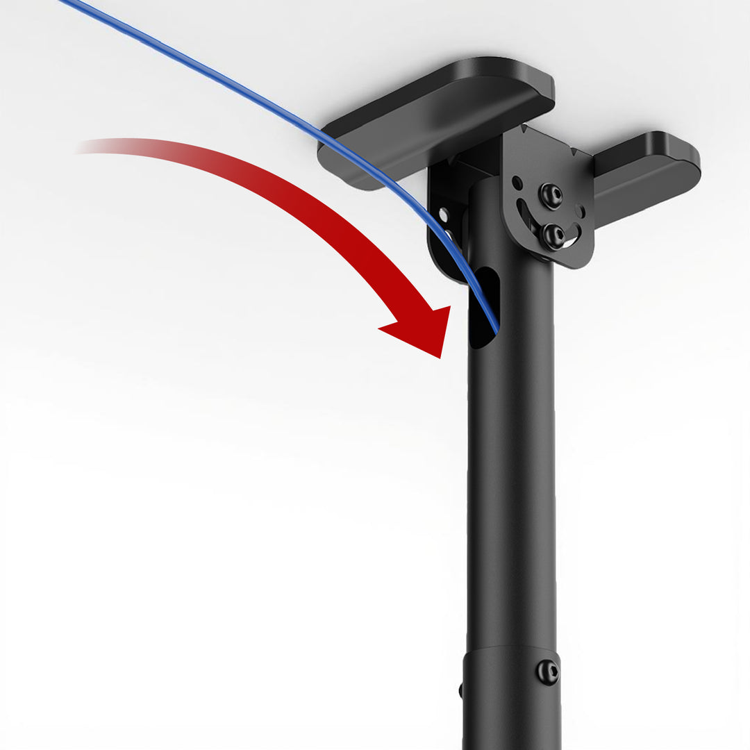 Deckenhalterung für Maclean TV, max. Belastung 60kg, 43-86", max VESA 600x400, MC-112 B