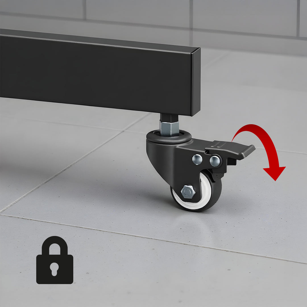 Maclean TV stand / cart, camera shelf, on wheels, 37-70", max load 45kg/5kg shelf, max. VESA 600x400, MC-113 B