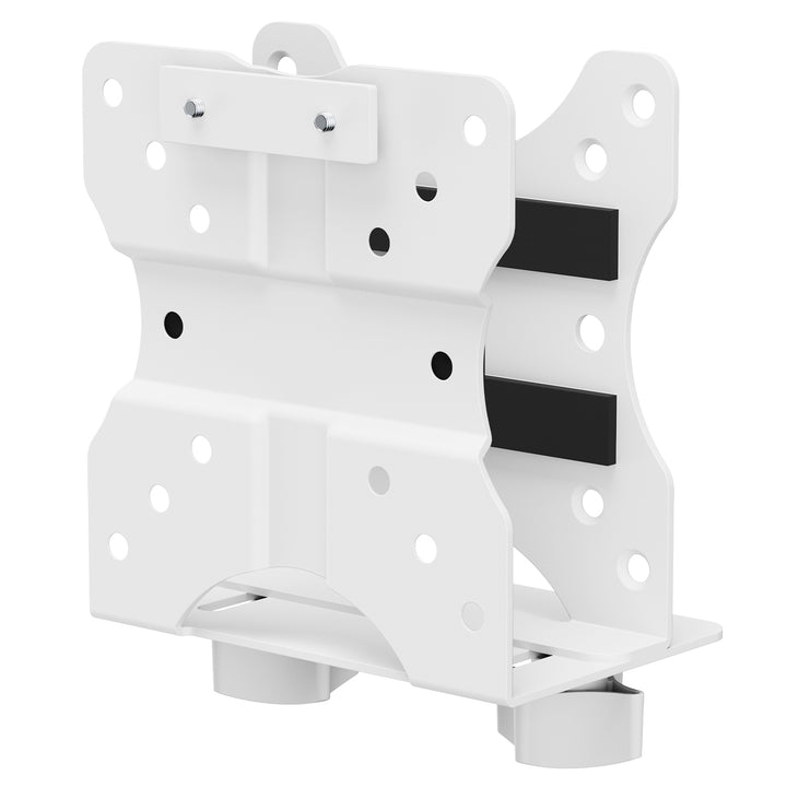 Mini soporte para ordenador Maclean, alcance 17-70 mm, compatible con VESA, carga máx. 5 kg, blanco, MC-115 W