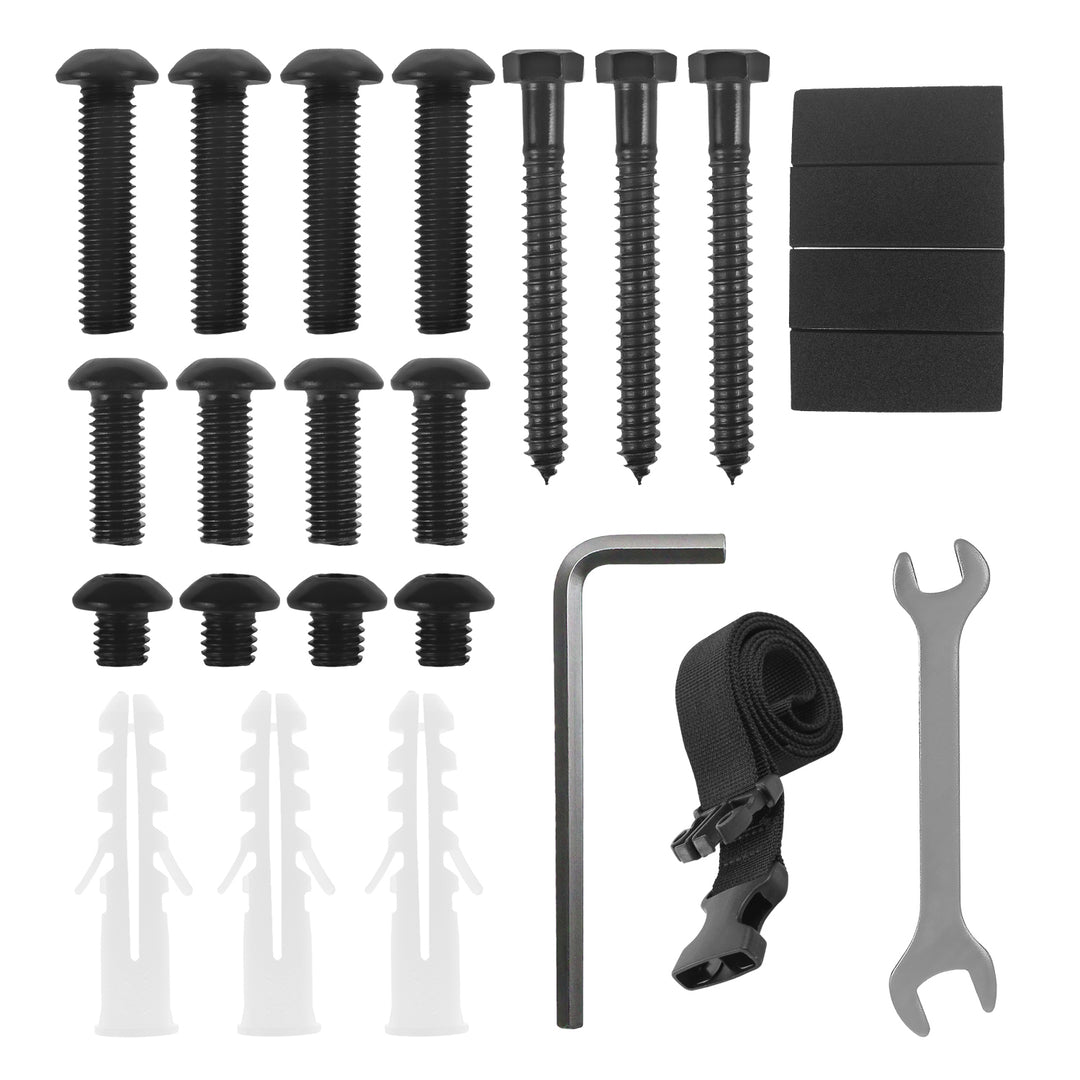 Maclean CPU computer mount, 122-212mm range, 10kg max load, black, MC-116 B