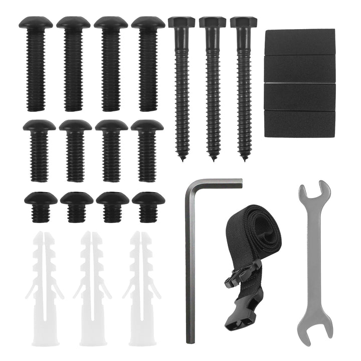 Maclean CPU computer mount, 122-212mm range, 10kg max load, black, MC-116 B