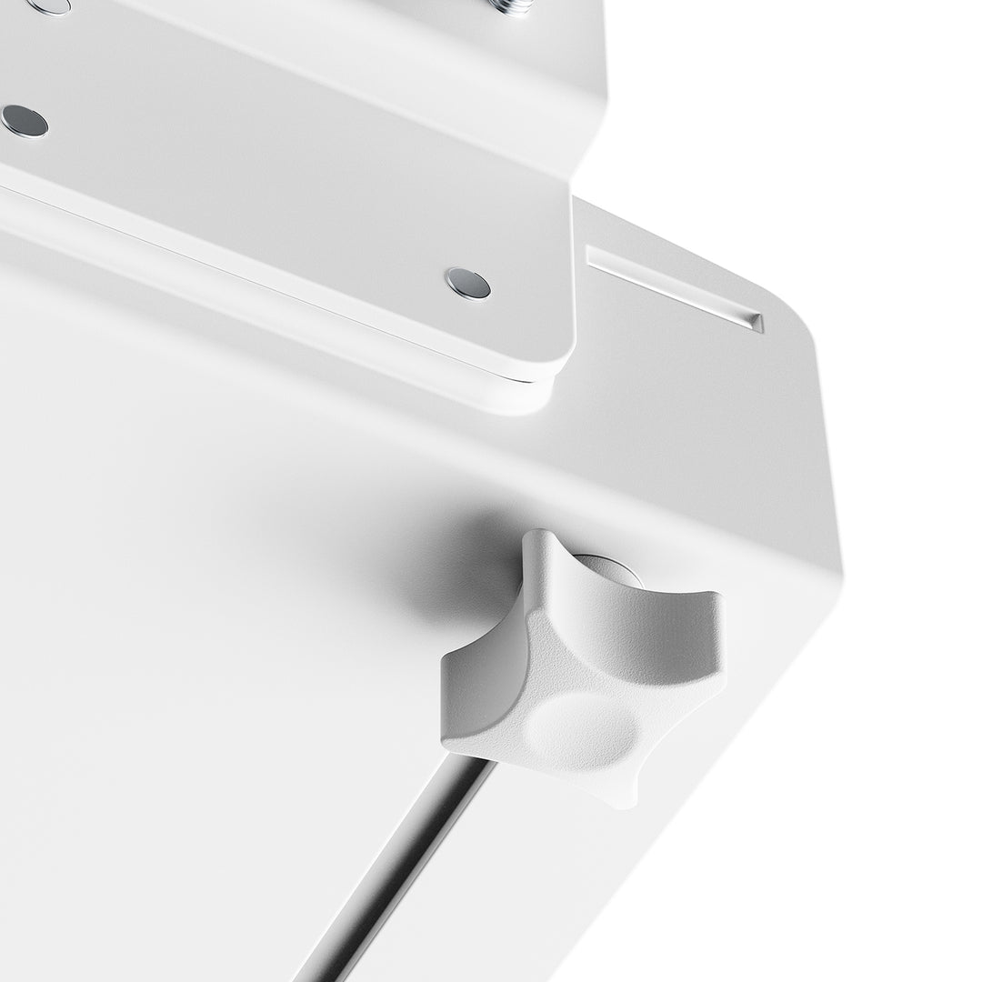 Maclean CPU computer mount, 122-212mm range, 10kg max load, white, MC-116 W