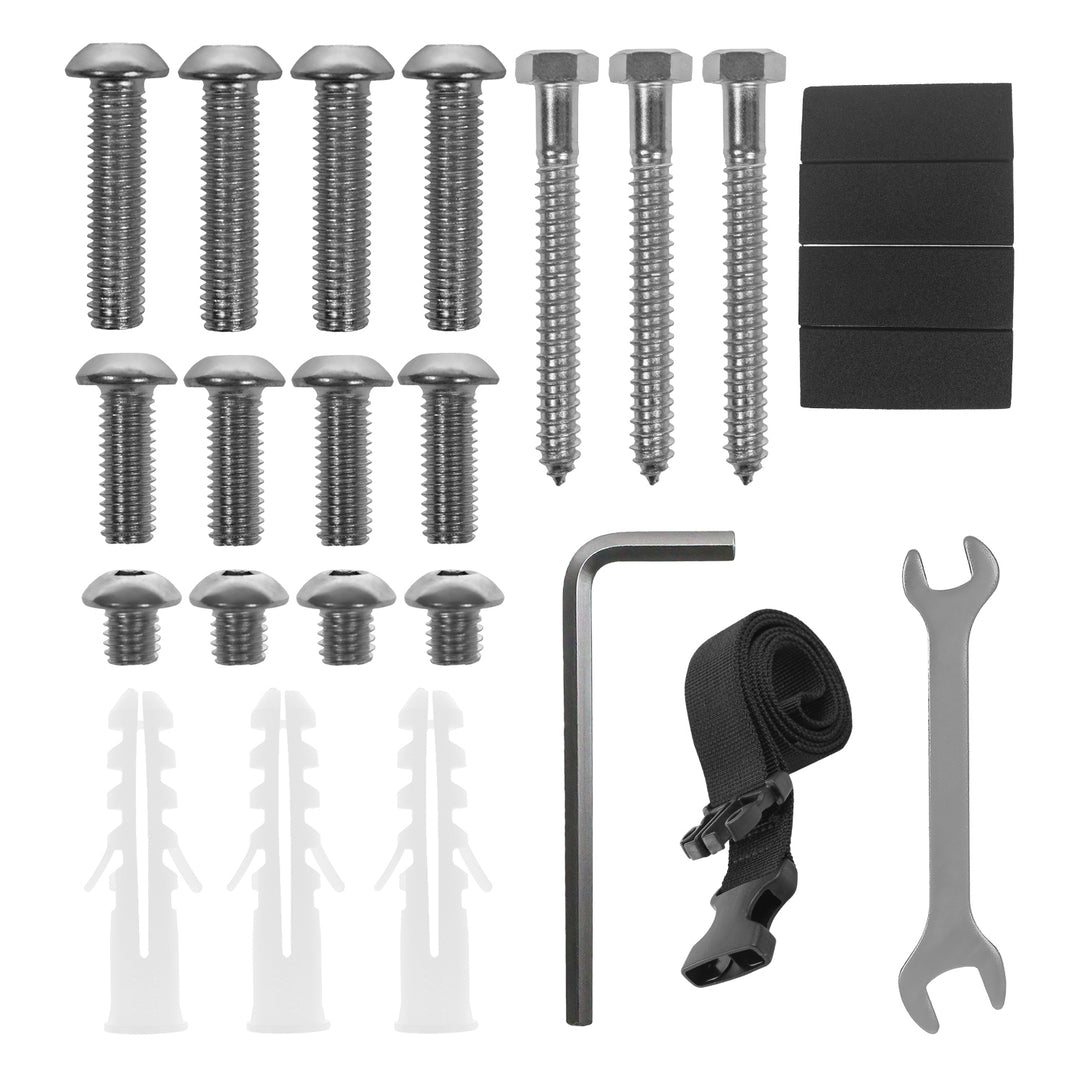 Maclean CPU computer mount, 122-212mm range, 10kg max load, white, MC-116 W