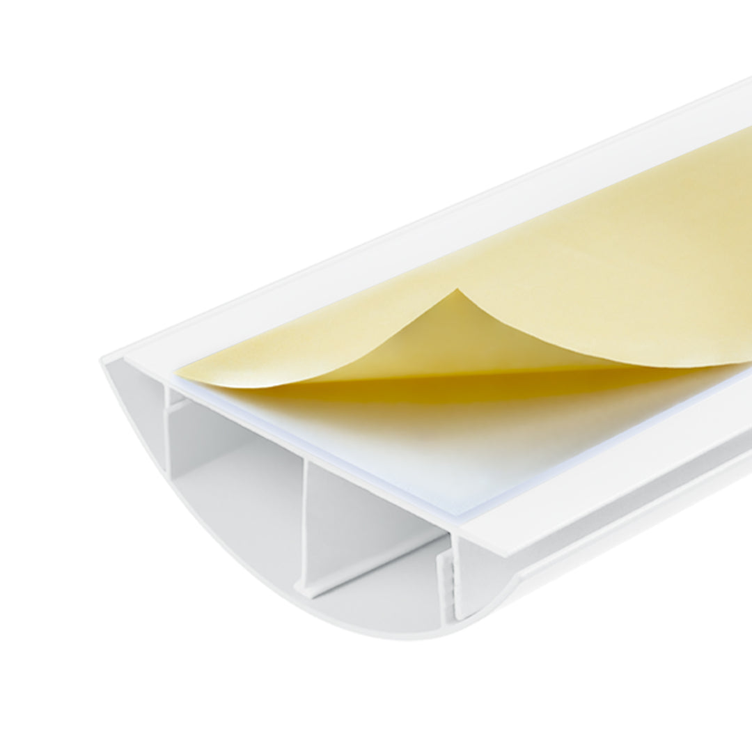 Cubrecables de aluminio Maclean, 62x20x750mm, blanco, MC-814 W