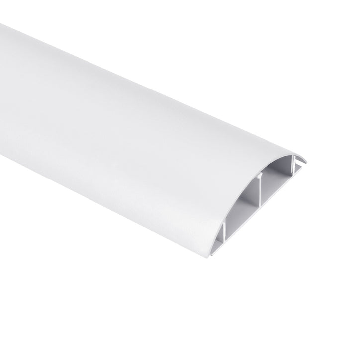 Cubrecables de aluminio Maclean, 62x20x750mm, blanco, MC-814 W