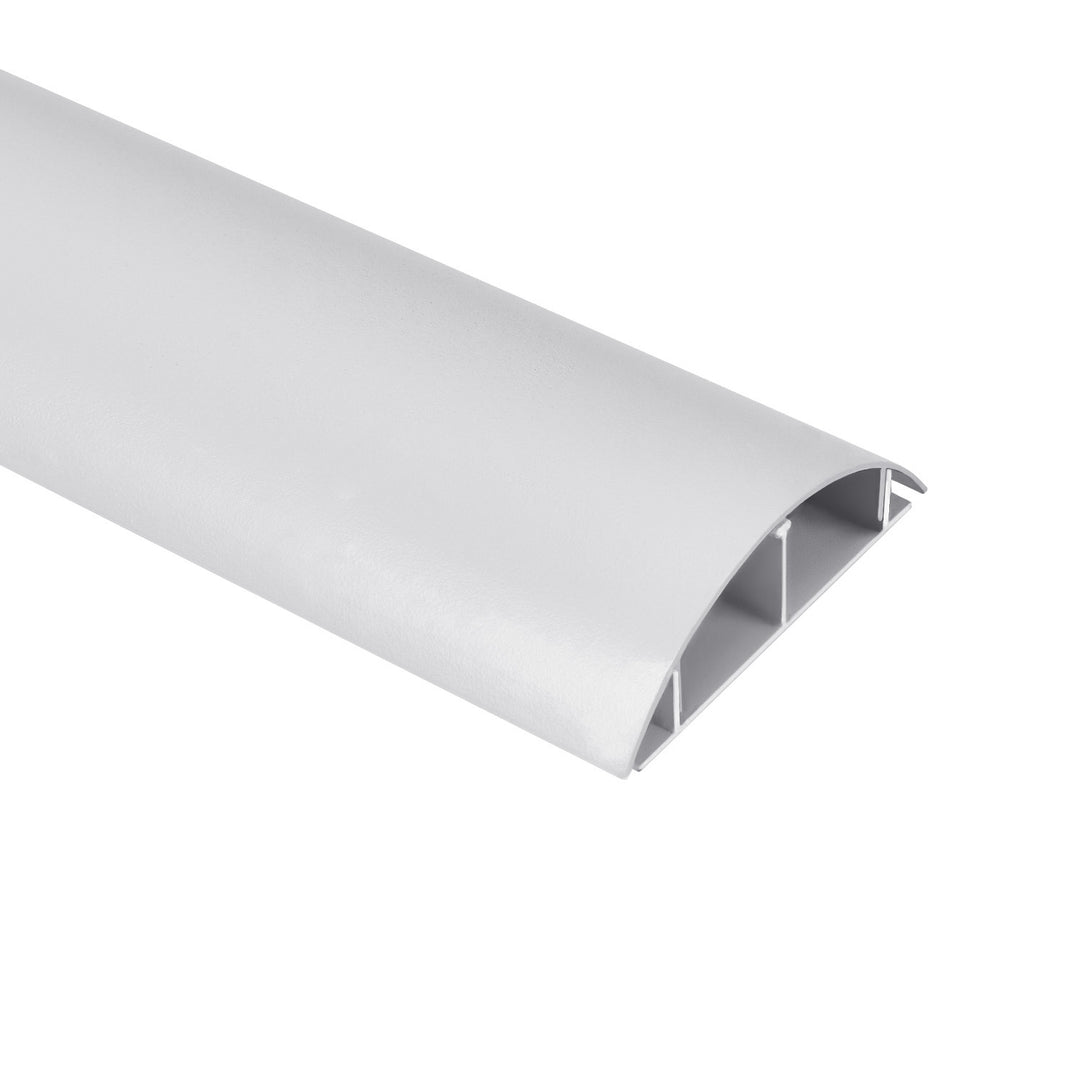 Cubrecables de aluminio Maclean, 62x20x750mm, plata, MC-814 S