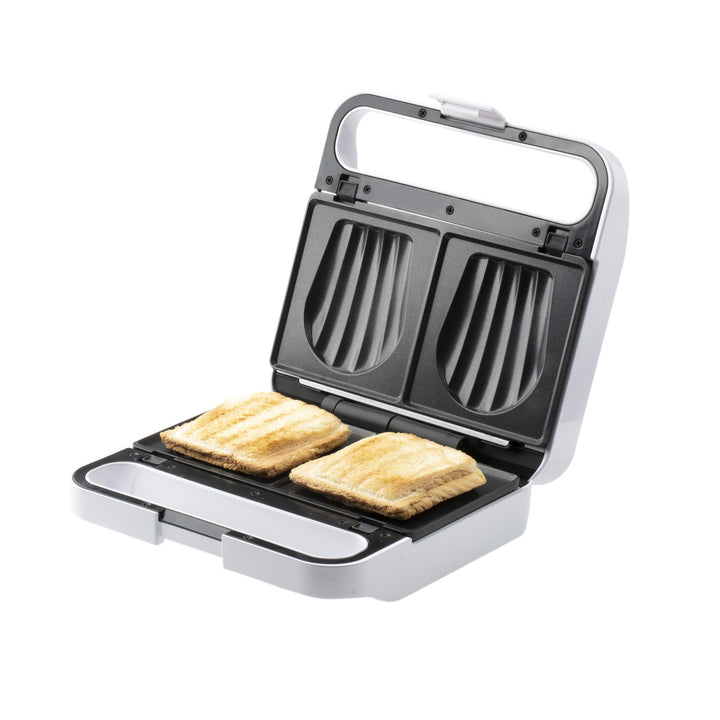 Adler sandwich toaster, contact grill, 1100W, white, AD 3070