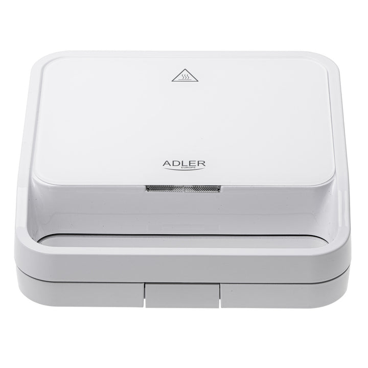 Adler sandwich toaster, contact grill, 1100W, white, AD 3070