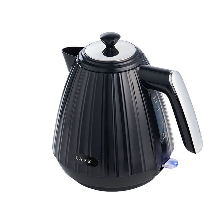 Lafe electric kettle, minimalist design, 2200W, 1.7L, black,