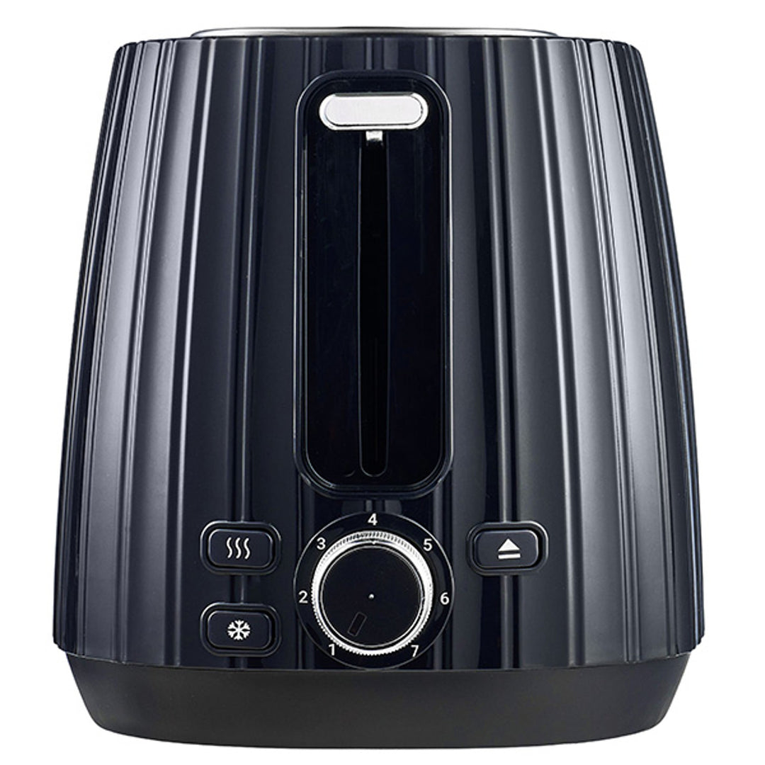 Lafe toaster, 7-stage toasting control, 1080W max, black, Modern