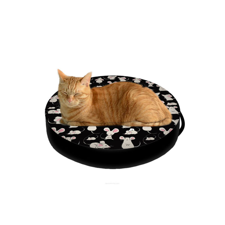 Bertoni cat bed, pellet insert, 50cm diameter, mouse pattern, EE130