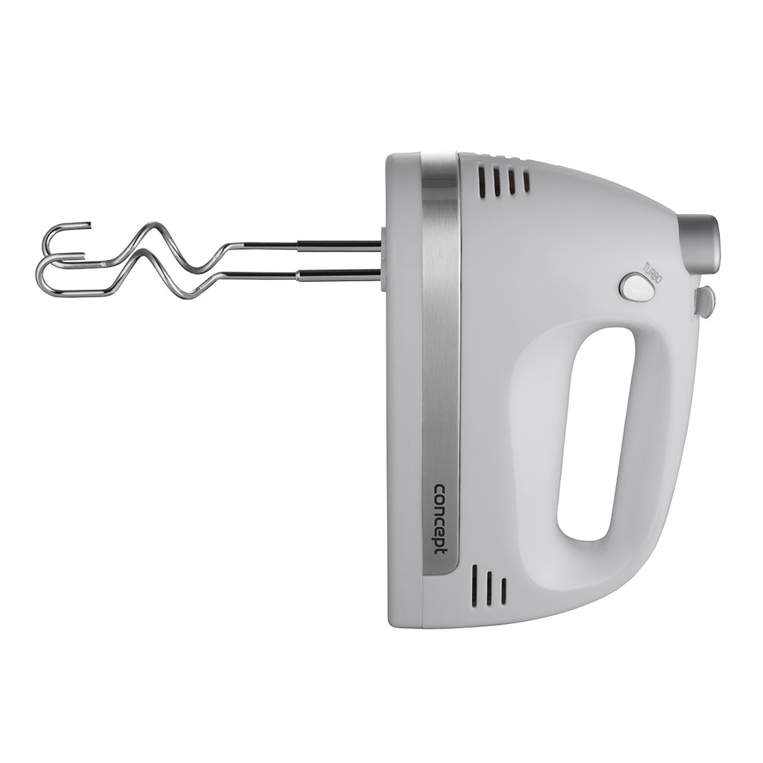 Concept hand mixer, 5 speeds, Turbo function, 500 watts, white, SR3390