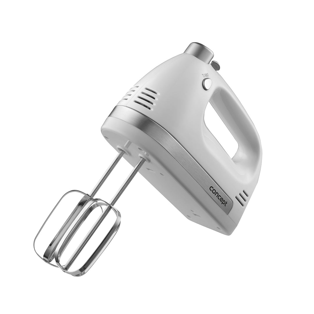 Concept hand mixer, 5 speeds, Turbo function, 500 watts, white, SR3390