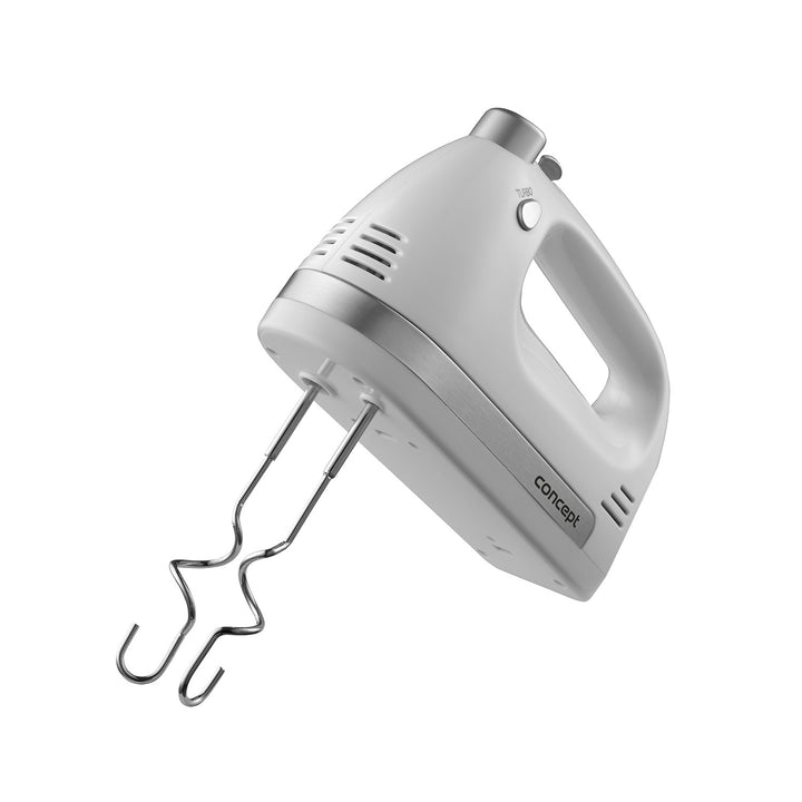 Concept hand mixer, 5 speeds, Turbo function, 500 watts, white, SR3390