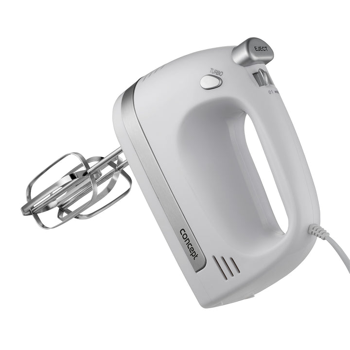 Concept hand mixer, 5 speeds, Turbo function, 500 watts, white, SR3390