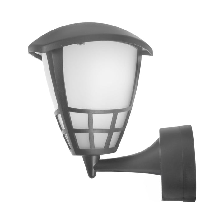 Wall lamp 1xE27 Maclean, max load 60W, IP65, grey color, MCE519 GR + LED filament bulb E27, 11W 230V Maclean Energy MCE280 WW warm white 3000K 1500lm retro edison decorative A60