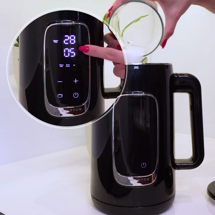 Air Essence LuminaTi Black MAX electric kettle with dechlorination and descaling function, 2200W, 1.5L capacity