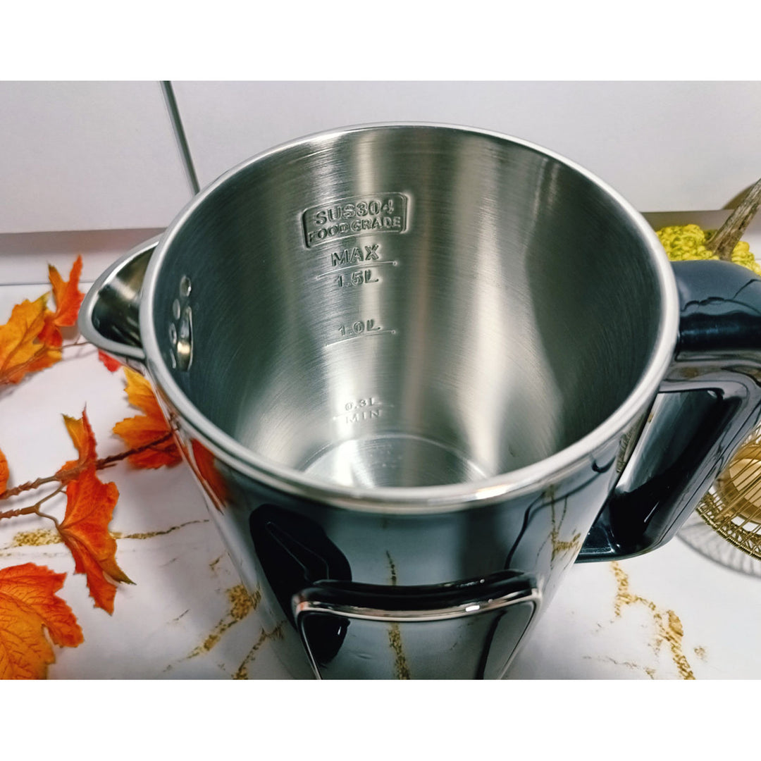 Air Essence LuminaTi Black MAX electric kettle with dechlorination and descaling function, 2200W, 1.5L capacity