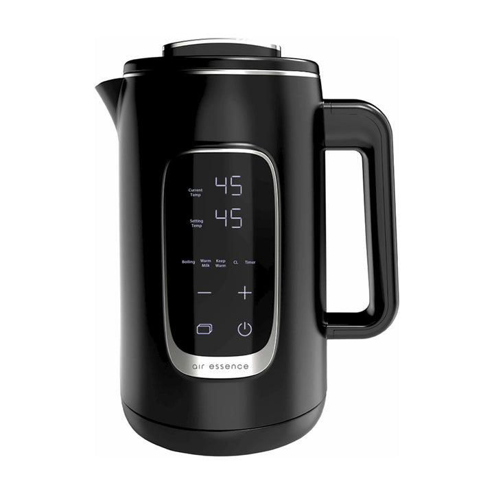 Air Essence LuminaTi Black MAX electric kettle with dechlorination and descaling function, 2200W, 1.5L capacity