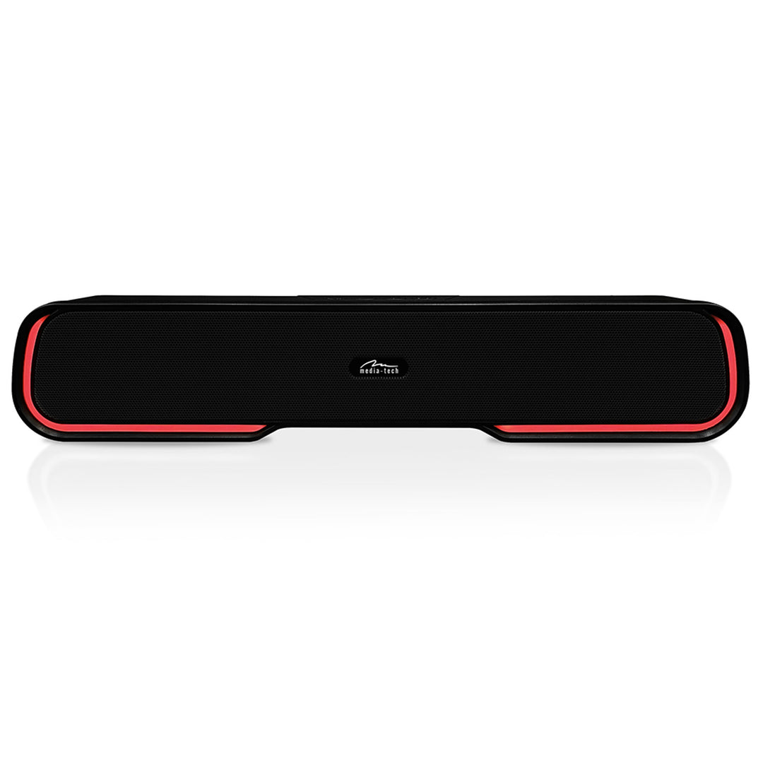 Portable Bluetooth soundbar speaker, multi-color RGB backlighting, RMS 10W, PMPO 450W, FM radio, MP3. AUX, built-in rechargeable battery, Media-Tech PHANTOM BT