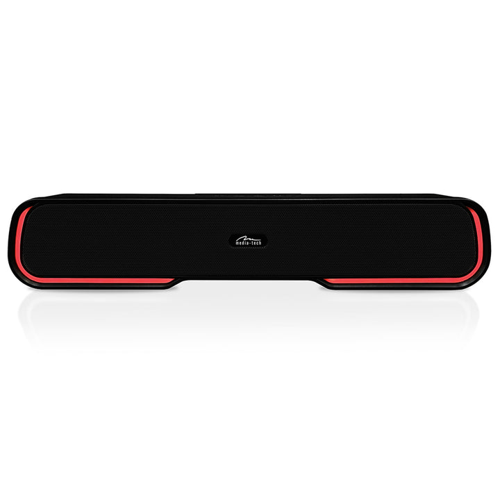 Portable Bluetooth soundbar speaker, multi-color RGB backlighting, RMS 10W, PMPO 450W, FM radio, MP3. AUX, built-in rechargeable battery, Media-Tech PHANTOM BT