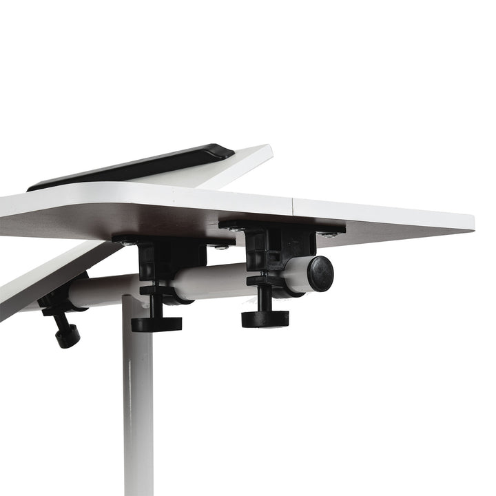 Maclean mobile desk/laptop stand, white, height adjustment 59-89cm, max. 30kg , MC-121 W