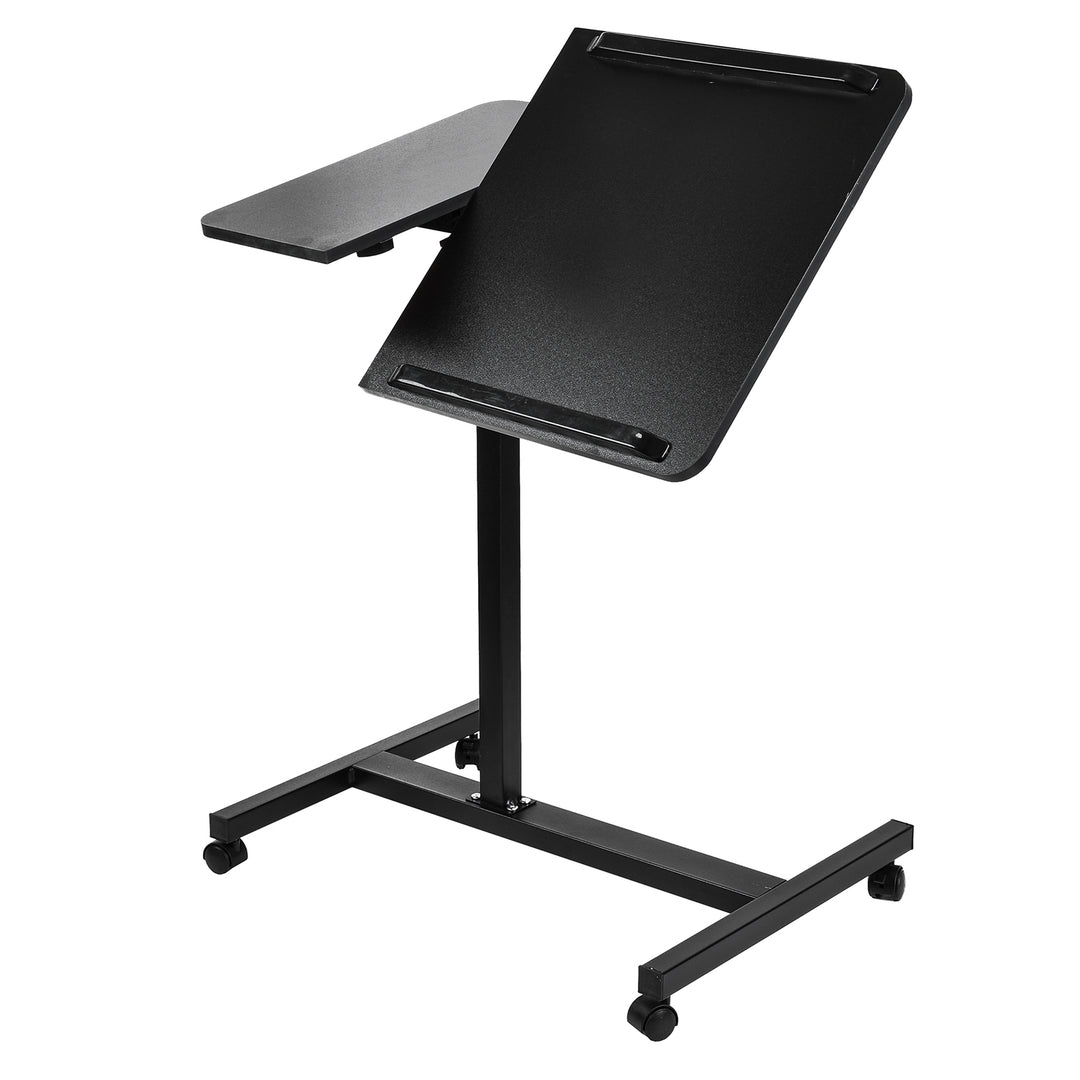 Maclean mobile desk/laptop stand, white, height adjustment 59-89cm, max. 30kg , MC-121 B