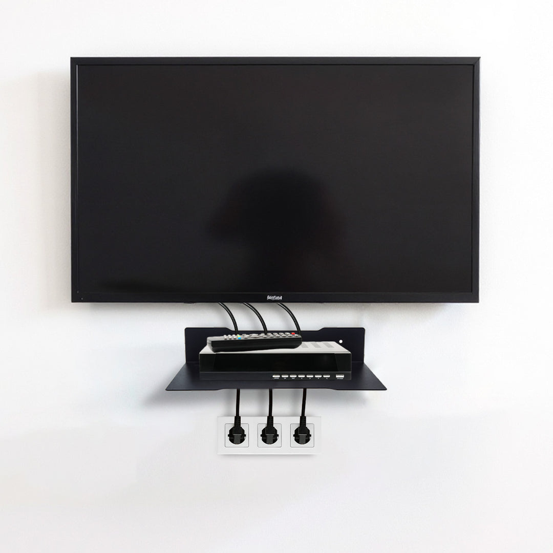 Maclean Decoder-Wandregal, einzeln, max. 5kg, Stahl, MC-122