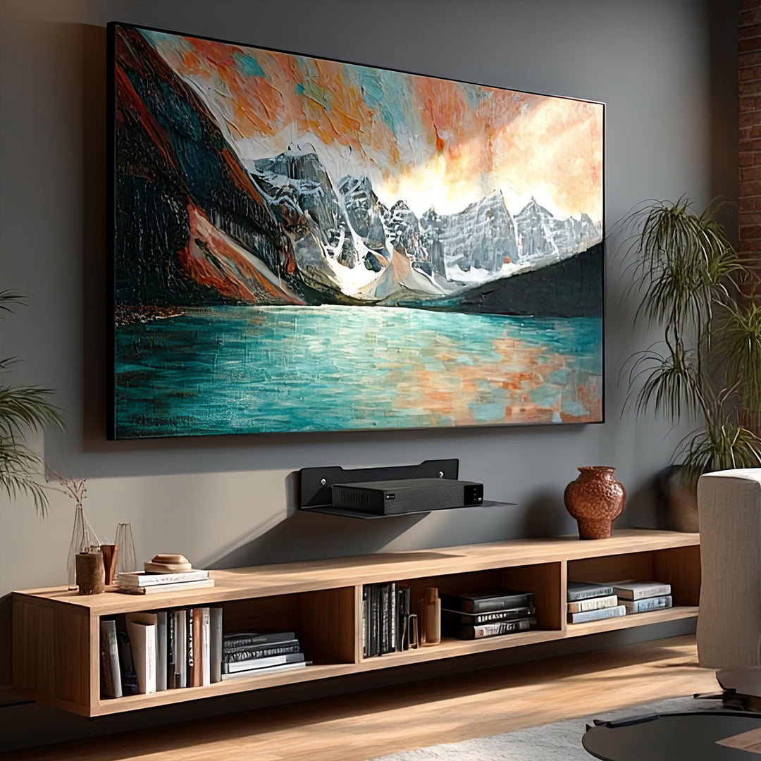 Maclean Decoder-Wandregal, einzeln, max. 5kg, Stahl, MC-122