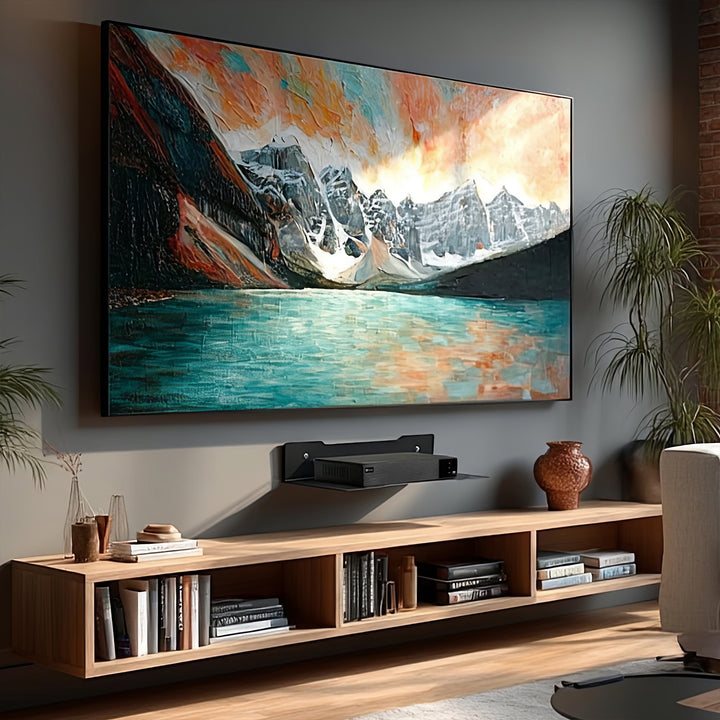 Maclean Decoder-Wandregal, einzeln, max. 5kg, Stahl, MC-122