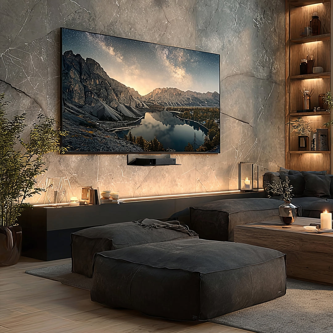 Maclean Decoder-Wandregal, einzeln, max. 5kg, Stahl, MC-122