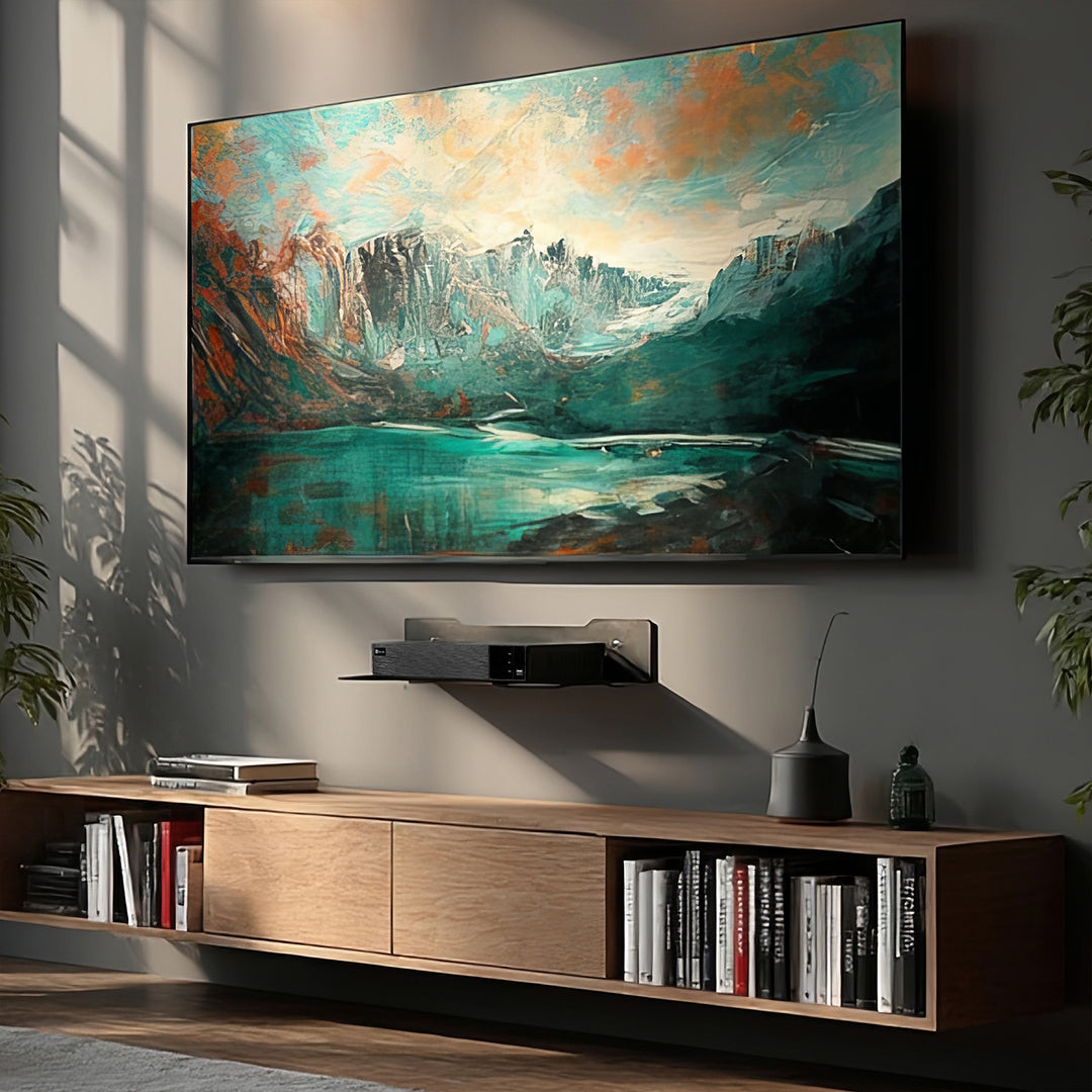 Maclean Decoder-Wandregal, einzeln, max. 5kg, Stahl, MC-122