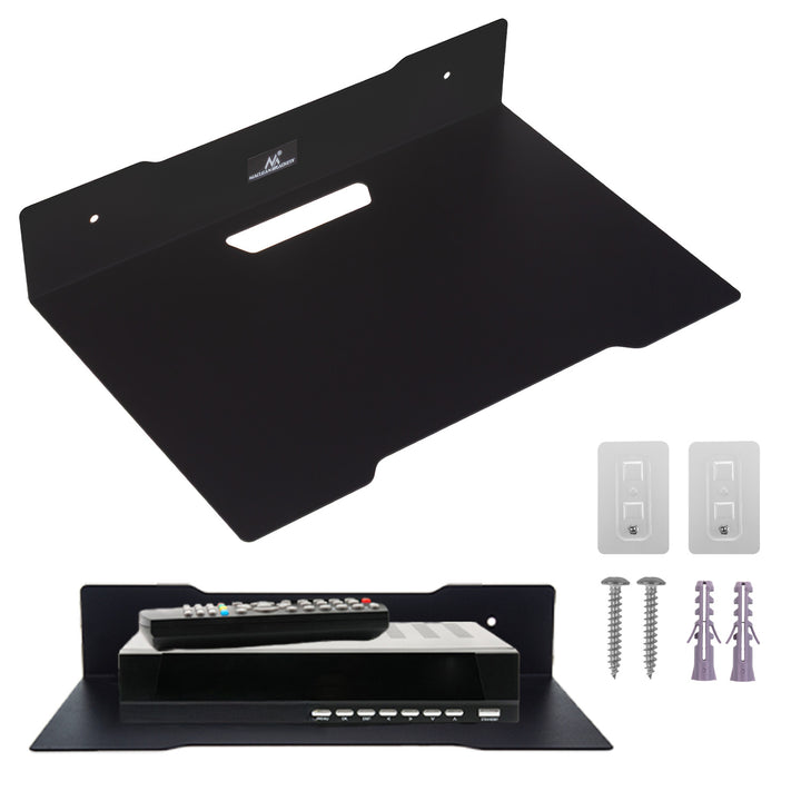 Maclean Decoder-Wandregal, einzeln, max. 5kg, Stahl, MC-122