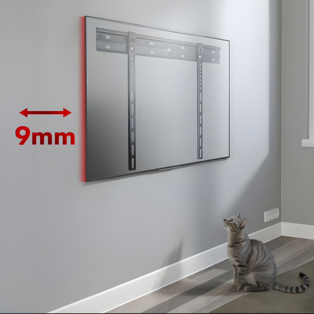 Maclean ultraflache Wandhalterung für TV, 40-85", max VESA 600x400, Belastung bis 80kg, MC-123