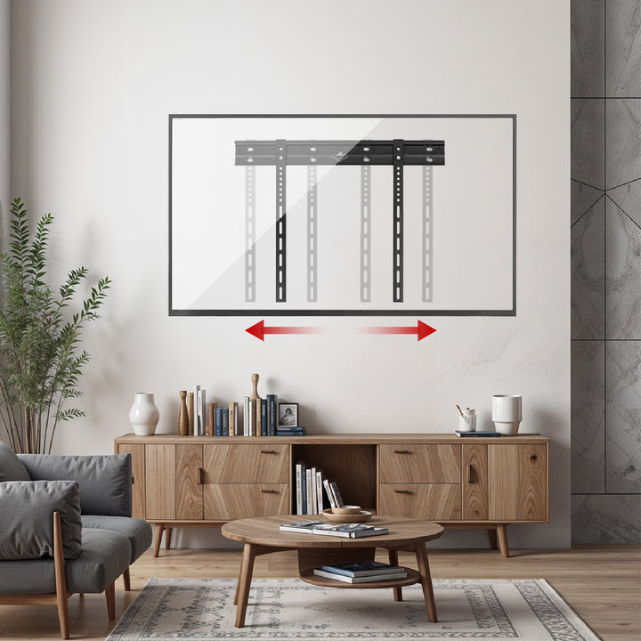 Maclean ultraflache Wandhalterung für TV, 40-85", max VESA 600x400, Belastung bis 80kg, MC-123