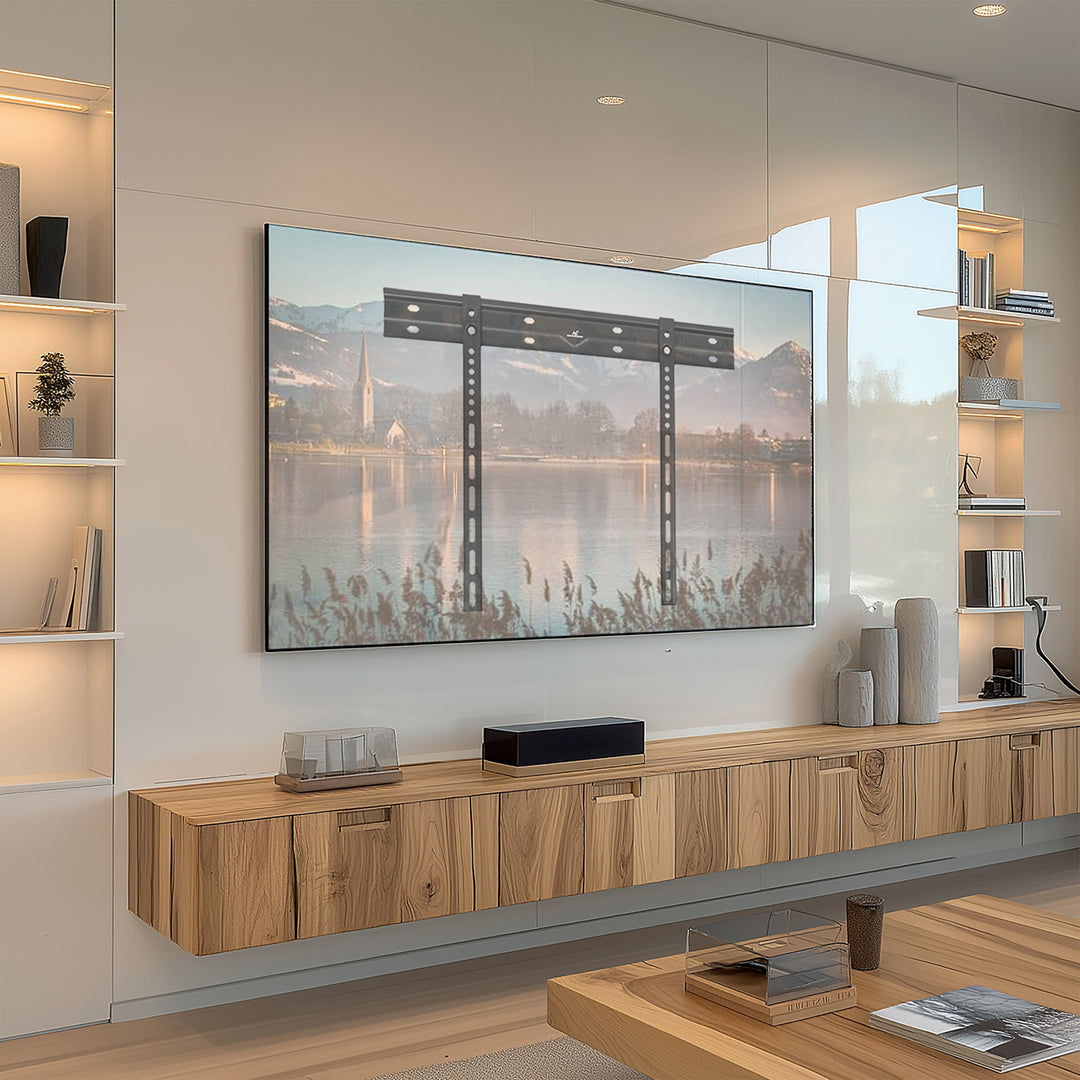 Maclean ultraflache Wandhalterung für TV, 40-85", max VESA 600x400, Belastung bis 80kg, MC-123