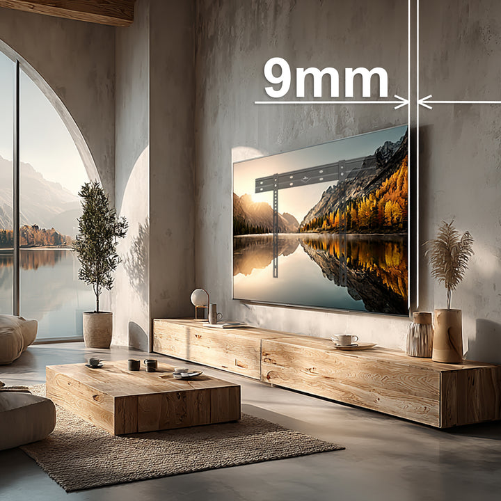 Maclean ultraflache Wandhalterung für TV, 40-85", max VESA 600x400, Belastung bis 80kg, MC-123