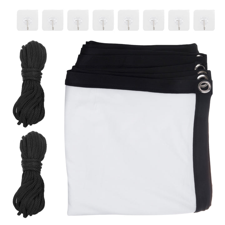 Maclean projection screen, 84", 175x131cm, 25mm 4:3 border, tension hooks, MC-166